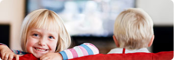 kids watching DIRECTV DVR